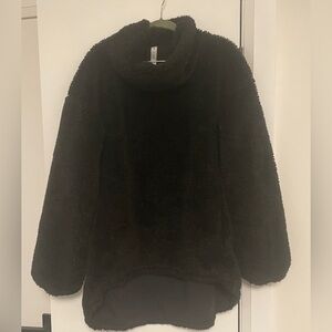 Warmth Restore Long Pullover Size 14 Black
